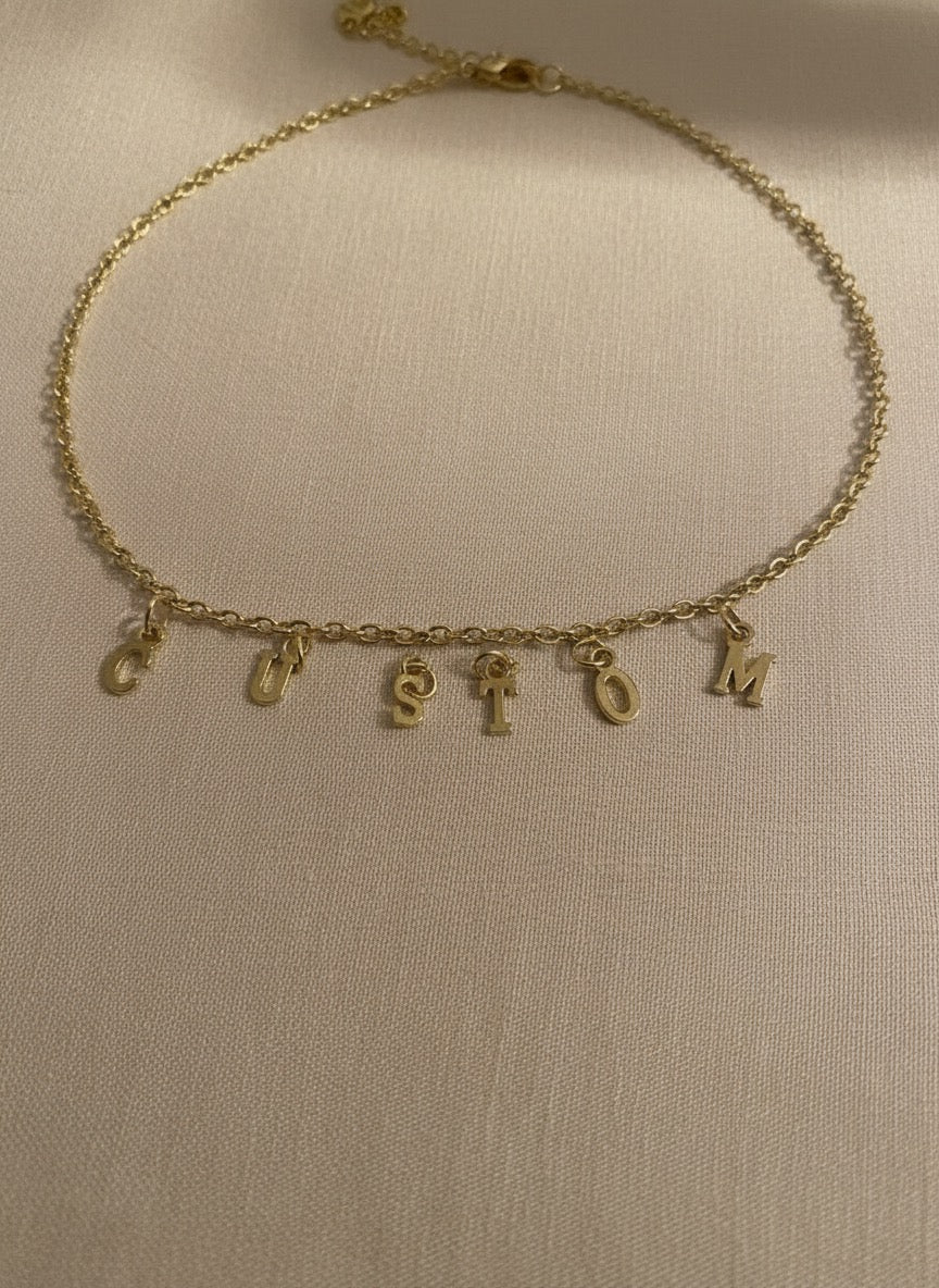 Custom Letter Necklaces
