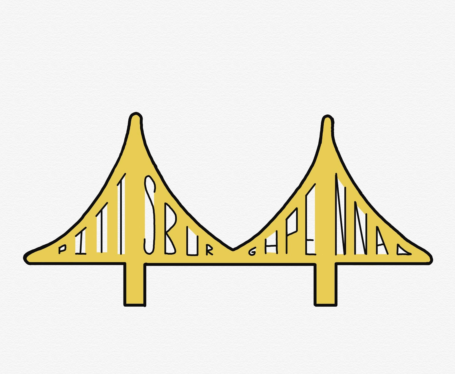 Pittsburgh Bridge Sticker