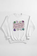 Pink Crochet Sweatshirt
